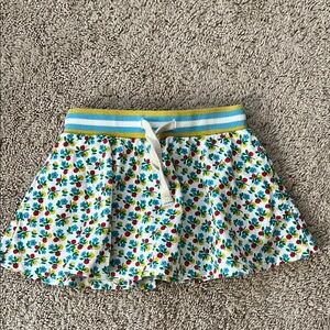 Colorful Mini Boden Skort with Floral Print